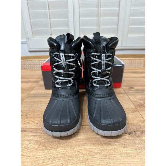 Storm By Cougar Cardiff Winter Black Boots Size 8 NIB Textile Upper Waterproof - Picture 4 of 15